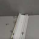 ZSHINE Heavy-Duty Curtain Conjoined Double Track rails Ceiling Mounting for Living Room Bedroom Room Divider (White 13.1ft)