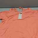 Miselon Womens Cold Shoulder Tops Summer Sexy Casual Short Sleeve Ruched Scoop Neck Banded Bottom Shirts Blouse L