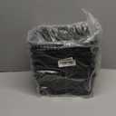 WYT Woven Storage Organizer Basket, 6-Pack Black Plastic Weave Baskets, 10.1 x 7.55 x 4.1