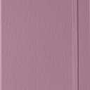Moleskine Colored Patterned Notebook, Hard Cover, Large (5" x 8.25") Ruled/Lined, Majestic Pink, 240 Pages