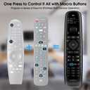 SofaBaton U2 Universal Remote (with Backlight), All-in-One Smart Universal Remote Control with Customized APP for TV/Soundbar/DVD/Blu-ray/Projector and More, Macro Buttons & Extended Infrared Range