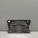 Threan Pendulum Dowsing Divination Board with Amethyst Set Wooden Spirit Talking Board Metaphysical Message Crystal Pendulum Necklace with Planchette for Wiccan Supply(Star Style)