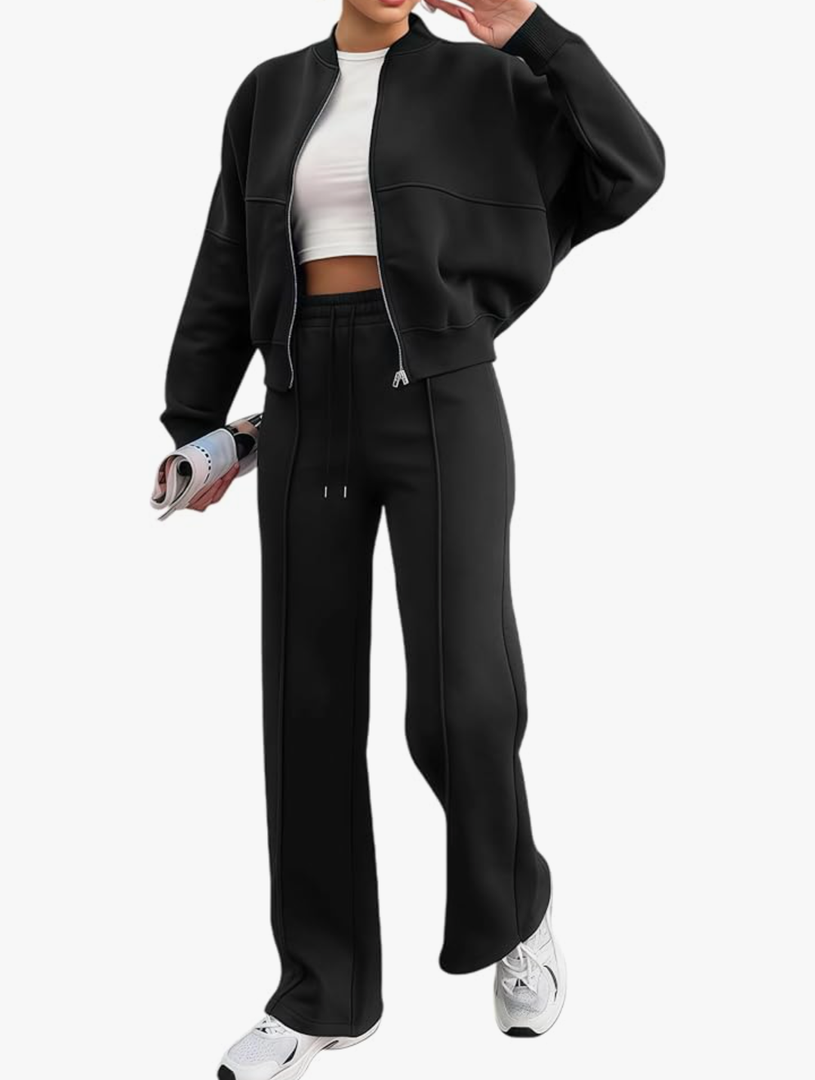 Women's Two Piece Tracksuit, Sets for Women 2025 Sweatsuit 2 Piece Outfits Sweatshirt ，workout sets for women. Size M