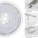 RGBZONE 10Pcs 4 Pin 10mm LED Strip Connectors and 32.8FT 4 Pin RGB Extension Cable Strip to Wire Quick Connection for 10mm Wide Waterproof or Non-Waterproof SMD RGB 5050 LED Strip Light(IP20/IP65)