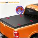 5ft Soft Tri Folding Tonneau Cover for Honda Ridgeline 2017-2026