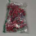 24 Pack 7.6 Inch Red Berry Stems, Holly Berry Stems, Artificial Red Berry Picks, Red Berries Christmas Decor Branches Ornaments for Christmas Tree, Wreath, Crafts, Winter, Xmas