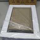 Baboni 3-Flaps Pet Door for Interior and Exterior Doors, Durable Plastic Frame and Telescoping Tunnel, Aluminum Lock/Metal Panel, Strong Magnetic Flaps, Never Rust Dog Door (Pets Up to 40 Lb) -Medium