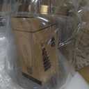 3-Light Bathroom Vanity Light, Black and Gold, Bulbs Included, 3 Light-Clear