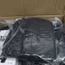 Realspring 9 Pcs Bean Bag Chairs for Adults Inflatable Chairs with Electric Air Pump,Blow up Couch Folding Portable Inflatable Couch Lazy Sofa for Reading Living Room Camping (Black)