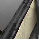 MYJAQI Back Seat Extender for Dogs, Hard Bottom Dog Car Seat Cover for Truck Back Seat, Dog Hammock for Car, Upgraded PU Leather Material, Larger Space, Holds 400lbs
