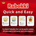 DELIEF Rabokki Hot Chicken Flavor 165g/5.82oz - Pack of 1, Korean Street Food, Ramen Noodle and Tteokbokki Rice Cake Combined in 1 - Quick and Easy Meal