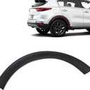 SecosAutoparts Rear Fender Wheel Flare Opening Molding Passenger Side Compatible with 2017-2022 Kia Sportage Replace# 87742-D9000