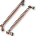khtumeware 10 Pack 8 Inch(203mm) Brushed Antique Copper Cabinet Pulls Soild Vintage Kitchen Cabinet Handles Kitchen Cabinet Hardware for Cupboard Drawer Handles Dresser Pulls