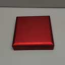 LETURE Large Velvet Jewelry Set Gift Box, Necklace Box With LED Light, Elegant Velvet Gift Box For Bracelet Necklace Earring Ring (Red)