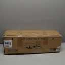 6 FT Pre-lit Christmas Tree, Artificial Pine Spruce Christmas Tree 980 PVC Branch Tips 300 Warm White Lights, Easy Assembly with Metal Stand and Hinged Branches Decoration