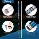 Pool Cue Kit - Stained Maple 58 Inch Pool Stick with Hard Case
Pool Cue and Accessories for Billiards Enthusiasts