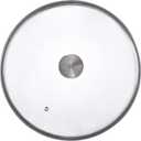 11.5-Inch Glass Lid for Victoria Round 12-Inch Cast Iron Skillet or Pan, Custom Made for Only Victoria Brand, Internal Diameter 11.5-Inch, External Diameter 12 Inch