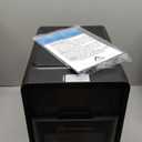 EUHOMY Nugget Ice Maker Countertop, 40Lbs/24H Pebble Ice Maker Machine, Self-Cleaning Countertop Sonic Ice Makers with Ice Scoop&Basket, Pellet Ice Maker Machine for Home/Kitchen/Office (Black)