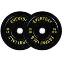 Fitvids Olympic Bumper Plate, 2" Weight Plate for Strength Training & Weightlifting, 35L