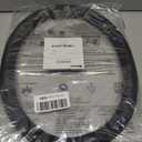 Steering Wheel Cover Standard Size 14.5-15 inch, Non-Slip Car Wheel Cover Protector, Breathable Microfiber Leather, Black