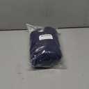 Stretch Ottoman Slipcover  Round Furniture Protector Fits 30"-41" Dia, for Footrests, Storage Ottomans & Folding Stools  Elastic Fabric Cover (Navy, X-Large)