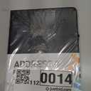 Address Book, Address and Password Keeper Book with Alphabetical Tabs, Hardcover Telephone Book Address Organizer Record with Pocket, Colored Pages, 5.3" x 7.7", Black