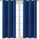 BGment Blackout Curtains for Bedroom - Grommet Thermal Insulated Room Darkening Curtains for Living Room, 38 x 45 Inch, 2 Panels, Royal Blue (38"W x 45"L (Pack of 2), Classic Blue)