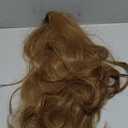 Kids Child Brown Wig Long Curly Wavy Light Brown Wigs for Girls Middle Part Shoulder Length Synthetic Wig with Wig Cap