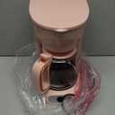 MELLERHOME 12-Cup Pink Coffee Maker - Borosilicate Carafe, Auto-Off, Pink Accessories, Reusable Filter, Anti-Drip, Kitchen Appliances, Keep-Warm Function, Kitchen Dcor