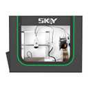 3D Printer Enclosure with LED Light, Fireproof Dustproof Tent Constant Temperature Protective Cover for Bambu Lab A1,A1 Mini,800 * 580 * 580mm