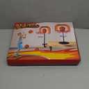 Indoor Basketball Hoop,Mini Tabletop Basketball Hoop Set with Two Balls, Mini Hoops for Desk Table Bed Office Bedroom Basketball Toys for Kids and Adults