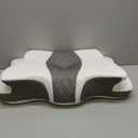 Memory Foam Pillows, Cervical Pillow for Neck and Shoulder Pain Relief, Ergonomic Contour Bed Pillow, Soft for Side Sleep Stomach Sleeping and Back Sleeper (Queen Size-24.8''Lx14.96''Wx5.78''H, Grey)