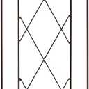 Arcadia Garden Products TR01 4' x 10" Arched Garden Trellis, Black