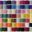 56 Spools Sewing Thread Kit for Hand Sewing and Machine Sewing Use, Colorful Polyester Thread Set 100 Yards Per Spool, 5600 Yards Total