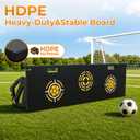 HDPE 3-in-1 Soccer Rebounder Board,Foldable & Portable Soccer Training Rebounder for Indoor Outdoor Training
