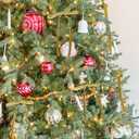 Ayesha 24 Pcs Velvet Christmas Tree Bows Velvet Ribbon Bows for Christmas Tree Decorations Door Garland Wreath Bow Decor (Khaki)