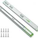 NIBNIE 6 Pairs 22 Inch Soft Close Drawer Slides, Heavy Duty Full Extension Ball Bearing Self Closing Drawer Slides Side Mount for Kitchen Cabinet, RV, Tool Box, 150 LB Capacity