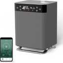 Humidifiers for Bedroom Large Room Home 4.5L Top Fill Cool Mist Humidifiers for Families Plants Indoor with Humidity Sensor, Customized Humidity, Night Light, Quiet Sleep Mode, Auto Shut Off