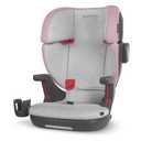 UPPAbaby Alta V2 High Back Booster Seat/Seven-Position, Active Support Headrest for Growing Children/SecureFit Integrated Belt Guide + Positioner/Cup Holder Included/Iris (Grey Mlange/Lavender)