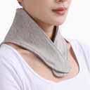 20LY 2 PCS Cotton Neck Warmer Scarves Wraps Soft Adjustable Women Men Winter Neck Gaiter for Air Conditioned Rooms Office Travel Outdoors