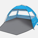 Venustas Beach Tent Sun Shelter for 3/4-5/6-7/8-10 Person, UPF 50+ UV Protection Beach Canopy, Lightweight and Easy Setup Cabana, Portable Shade Tent (Mint Green)
