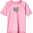 Kanu Surf Girls' Charlotte UPF 50+ Sun Protective Rashguard Swim Shirt S(8)