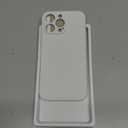 Magnetic for iPhone 15 Pro Max Case, Compatible with MagSafe, [Full Camera Protection][Screen Protector] Silicone Shockproof Protective Phone Case for iPhone 15 Pro Max 6.7", White