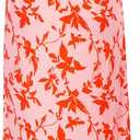 GRACE KARIN Women Strapless Dress Casual Loose Ruched Long Maxi Dress with Pockets (Pink, XXL)