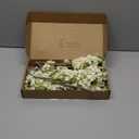 4PCS 25.6inch Lilac Artificial Flowers White Fake Delphinium Long Stem Silk Real Touch Flower Faux Lilac Floral Arrangement for Tall Vase Table Centerpieces Wedding Garden Home DecorationWhite