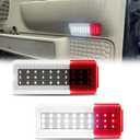 Led Courtesy Door Panel Light for Ford F250 F350 F450 F550 Super Duty Accessories 1999-2007, for Ford Excursion Led Courtesy Door Reflector Lights 2000-2005,White & Red, F81z2523820AA
