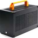 K49-BL Mini ITX Case - 8.3L Small Form Factor, Supports GPU up to 300mm, CPU Cooler up to 69mm, SFX PSU, USB 3.0 & Type-C Front I/O, Includes Acrylic Side Panel & Carrying Handles