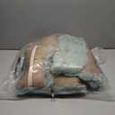 Luxury Thickened Plush Car Seat Cushion Set,Soft Fluffy Protector Warm Faux Rabbit Fur Non-Slip Front and Back Seat Covers (Green,6pcs)