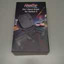 Grip Case Set for Nintendo Switch 2 Joy-Con 2025 Updated, 3-in-1 Switch 2 Controller Accessories Set, Perfect for Racing Game & 2 Player Games Compatible with Nintendo Switch 2 Grip Controller