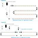 Litever Under Cabinet Lights Plug in, 6 pcs 12 Inches LED Light Strip Bars. Super Bright Dimmable Linkable for Kitchen Counter Above Cabinets Shelf Workbench Desk Closet Lighting. Daylight 5000K